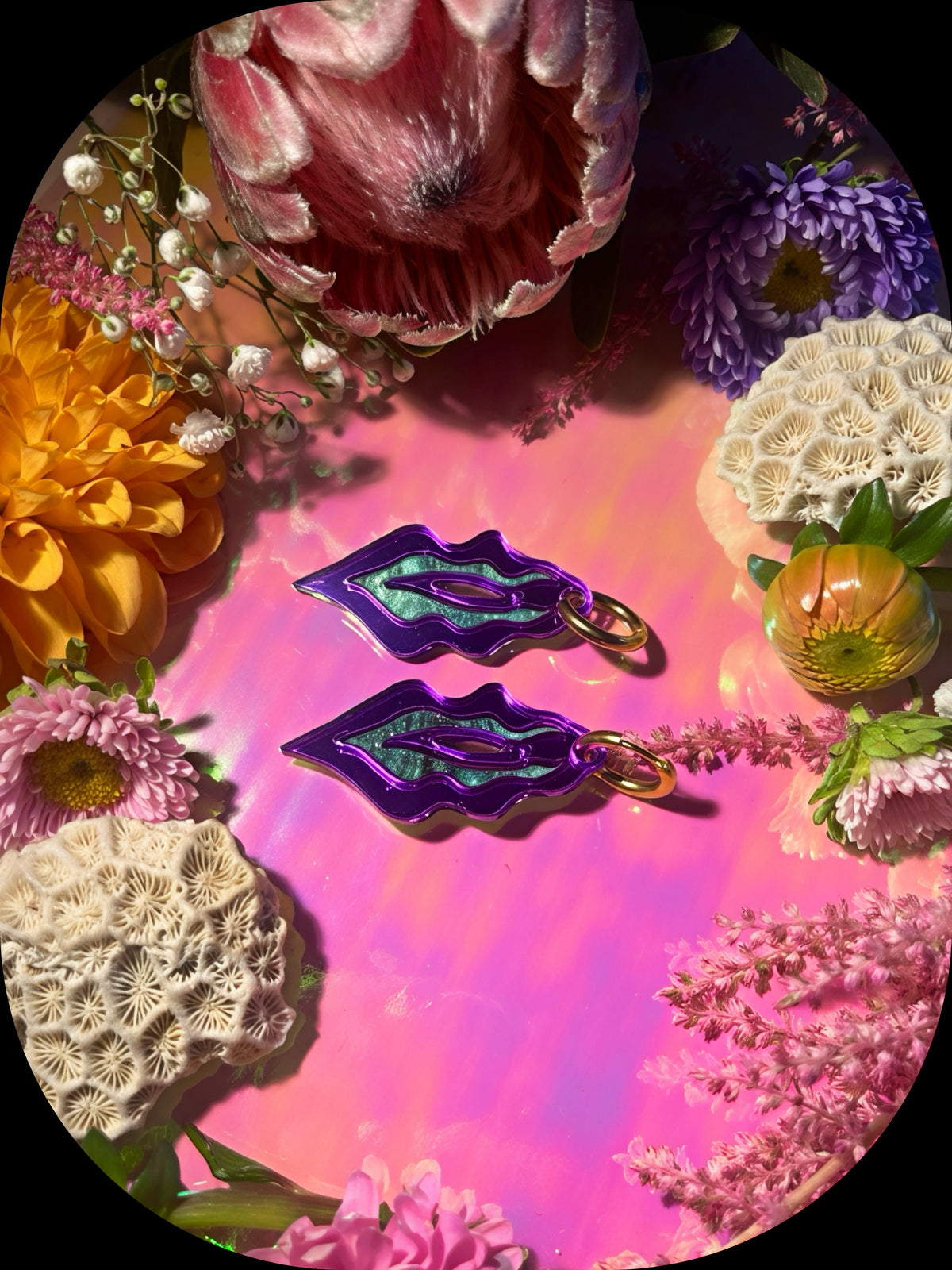 Purple mirror Green
